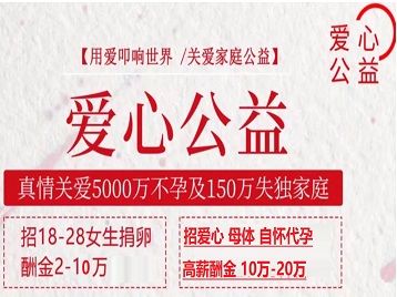 阿尔山捐卵助孕生子 爱心志愿者招募